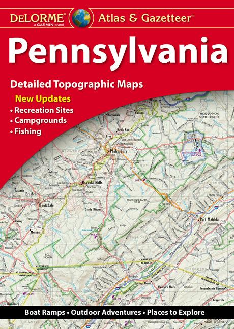 Kniha Delorme Atlas & Gazetteer: Pennsylvania 