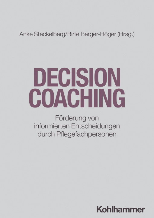 Knjiga Decision Coaching Birte Berger-Höger