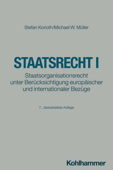 Knjiga Staatsrecht I Michael W. Müller