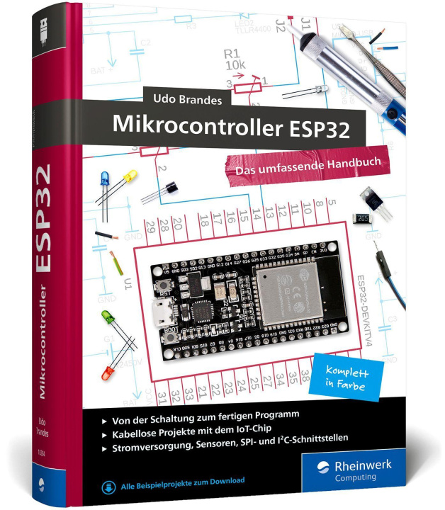 Kniha Mikrocontroller ESP32 Udo Brandes