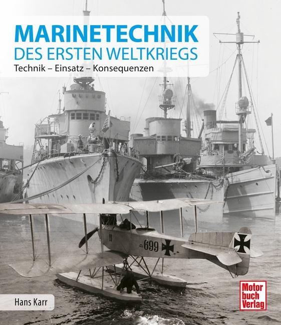 Carte Marinetechnik des ersten Weltkriegs 