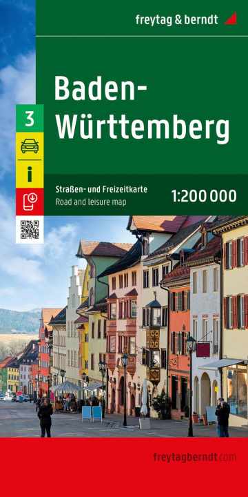 Prasa Baden-Württemberg, Straßen- und Freizeitkarte 1:200.000, freytag & berndt 