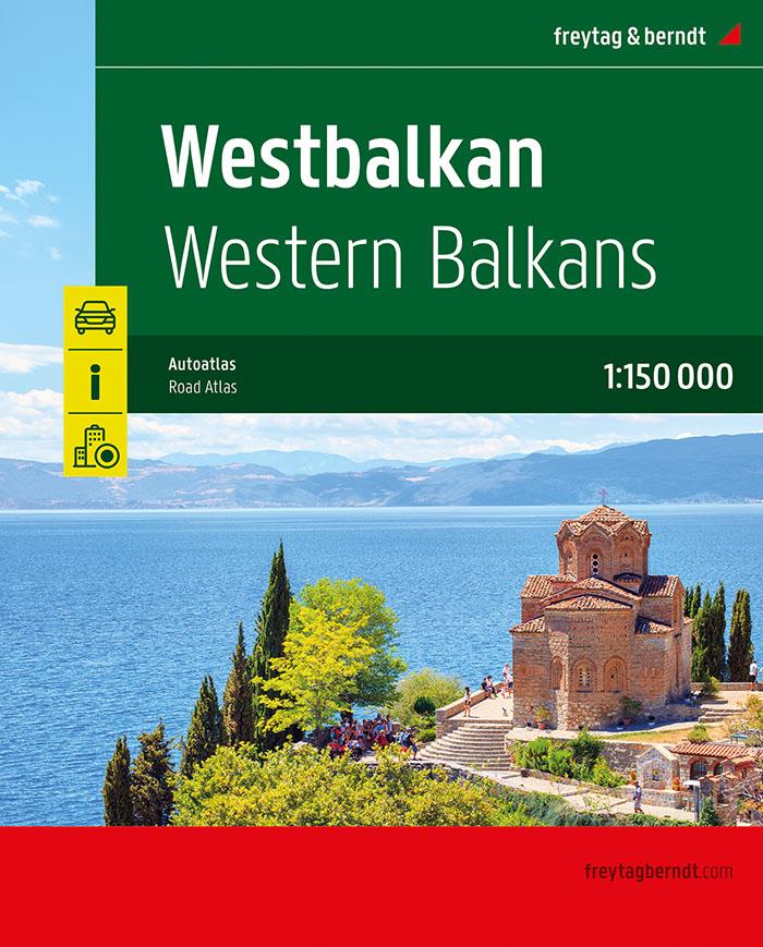 Kniha Westbalkan, Straßenatlas 1:150.000, freytag & berndt 