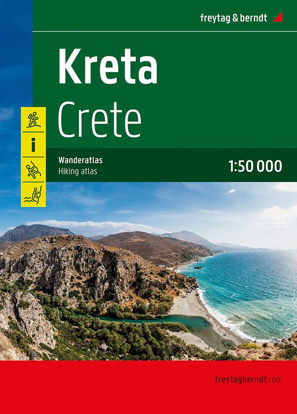 Kniha Kreta, Wanderatlas 1:50.000, freytag & berndt 