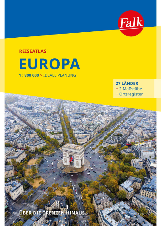 Knjiga Falk Reiseatlas Europa 1:800.000 