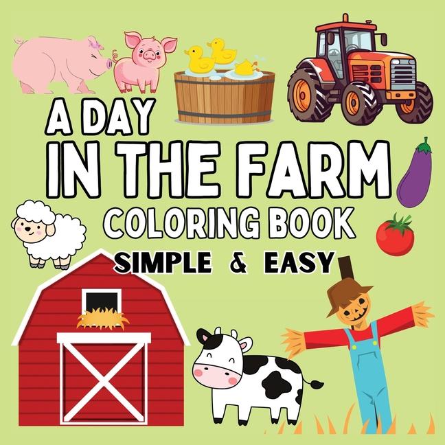 Kniha On the Farm Coloring Book 