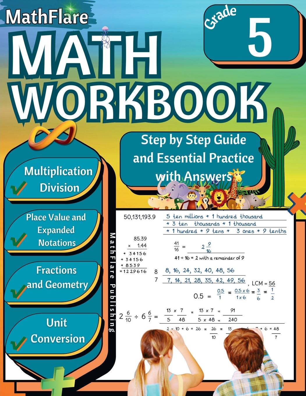 Book MathFlare - Math Workbook 5th Grade MathFlare Publishing