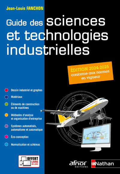 Carte Sciences et technologies industrielles - 2024 - Guide - élève Jean-Louis Fanchon