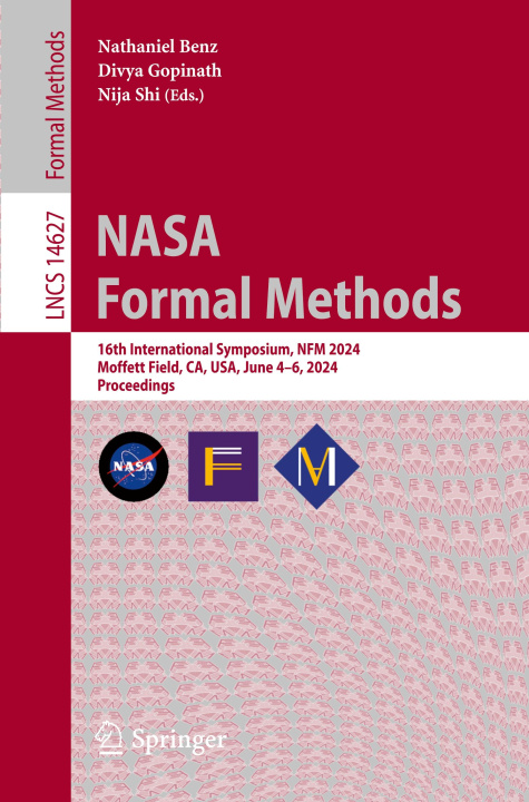 Buch NASA Formal Methods Divya Gopinath