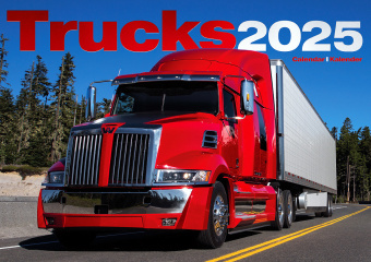 Calendrier/agenda Trucks 2025 - LKWs - Lastkraftwagen 