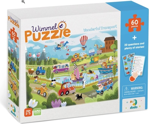 Game/Toy Puzzle Doprava na venkově 60 dílků 