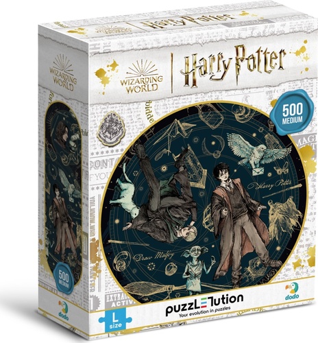 Hra/Hračka Puzzle Harry Potter: Snape, Harry a Draco 500 dílků 