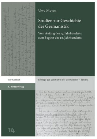 Kniha Studien zur Geschichte der Germanistik Uwe Meves