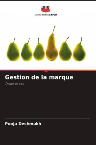 Book Gestion de la marque Pooja Deshmukh
