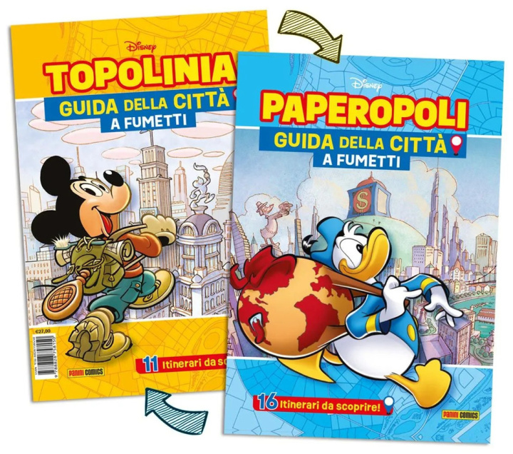 Carte Topolinia-Paperopoli. Guida della città a fumetti 