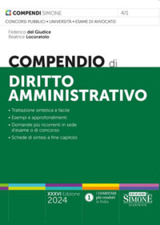 Kniha Compendio di diritto amministrativo Federico Del Giudice