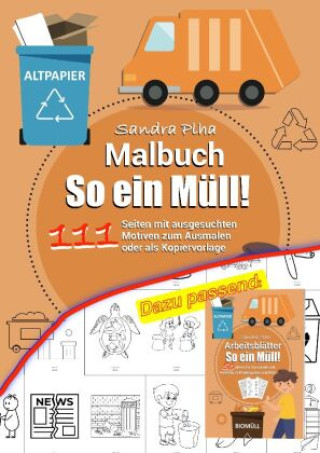 Knjiga KitaFix Malbuch So ein Müll! Sandra Plha