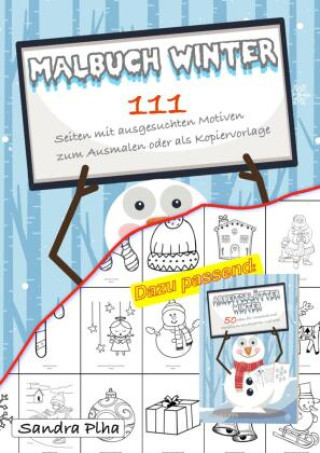 Knjiga KitaFix Malbuch Winter Sandra Plha