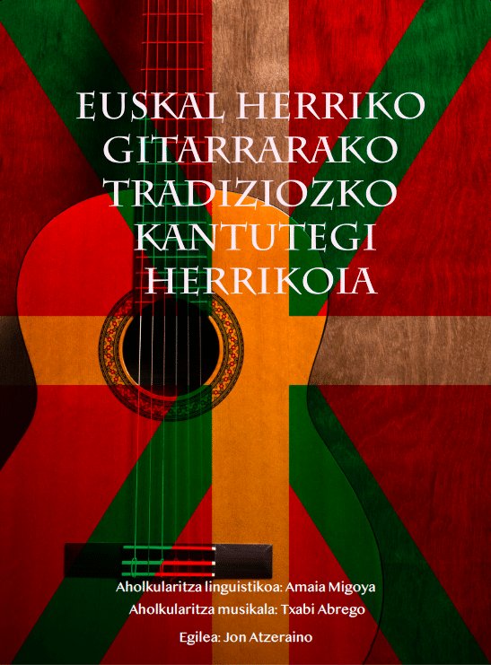 Carte Euskal herriko gitarrarako tradiziozko kantutegui herrikoia CAPAFONS MANILS
