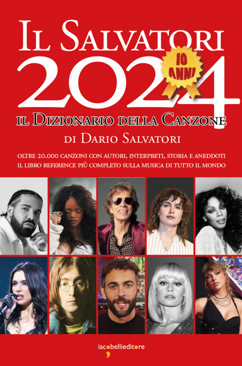 Kniha Salvatori 2024. Il dizionario della canzone Dario Salvatori