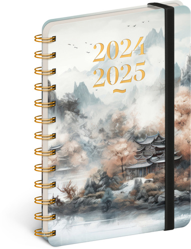 Calendar/Diary 18měsíční diář Petito 2024/2025 Japons 