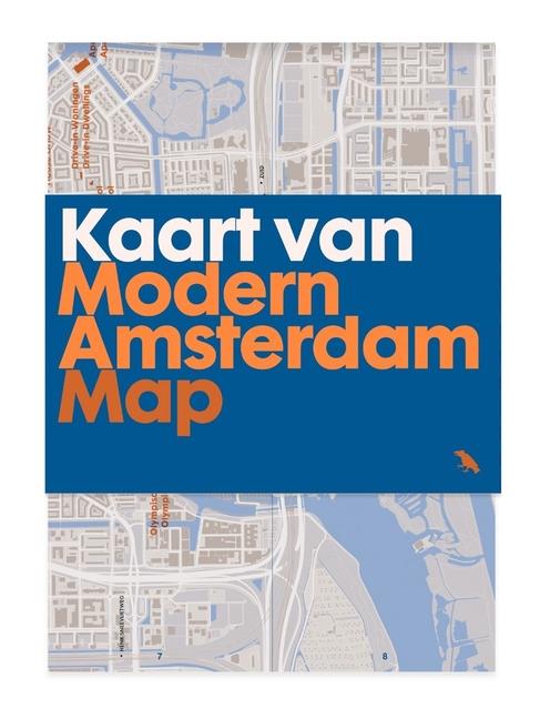 Drukwerk Modern Amsterdam Map Loes van Duijvendijk