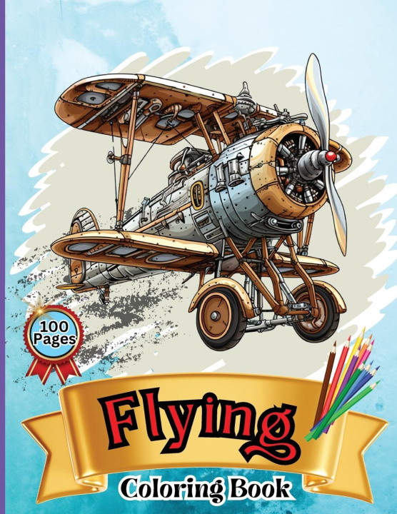 Livro Flying Coloring Book Peter