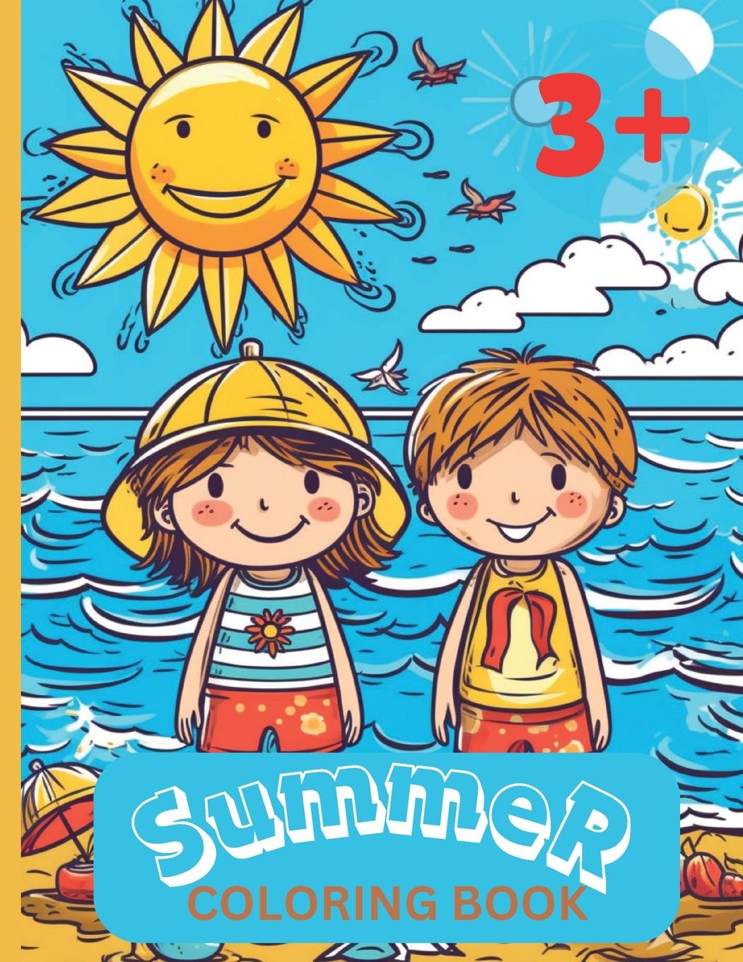 Book SUMMER Coloring Book Laritzu