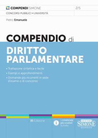 Kniha Compendio di diritto parlamentare Pietro Emanuele