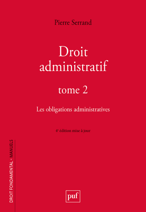Kniha Droit administratif Tome 2 Serrand