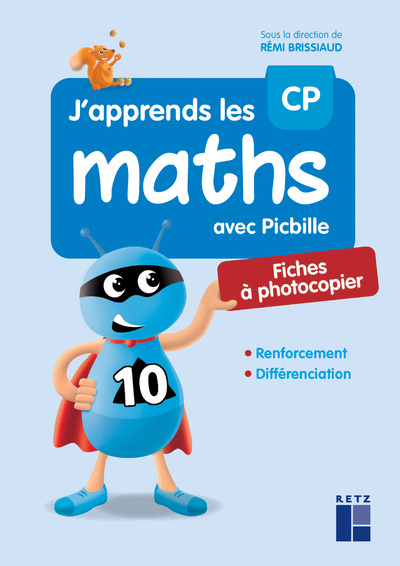 Kniha J'apprends les maths avec Picbille CP - Fiches renforcement et différenciation Marie-Hélène Lafaurie
