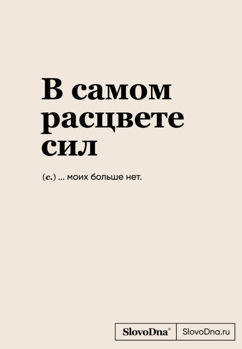 Książka Блокнот SlovoDna. В самом расцвете сил (формат А5, 128 стр., С НОВЫМ КОНТЕНТОМ) Кирилл Караваев