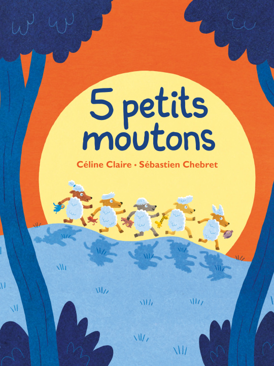 Knjiga 5 petits moutons Chebret  Sébastien