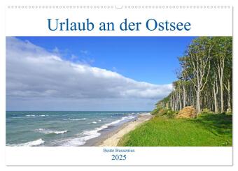 Kalendář/Diář Urlaub an der Ostsee (Wandkalender 2025 DIN A2 quer), CALVENDO Monatskalender Calvendo