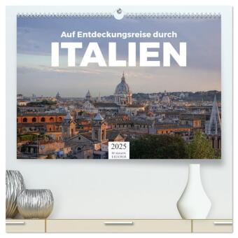 Kalendář/Diář Auf Entdeckungsreise durch Italien (hochwertiger Premium Wandkalender 2025 DIN A2 quer), Kunstdruck in Hochglanz Calvendo