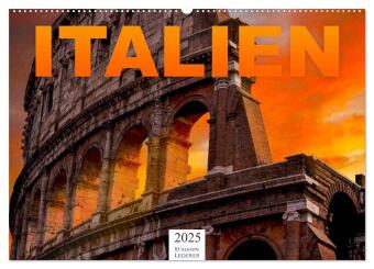 Kalendář/Diář Italien - Südeuropa (Wandkalender 2025 DIN A2 quer), CALVENDO Monatskalender Calvendo
