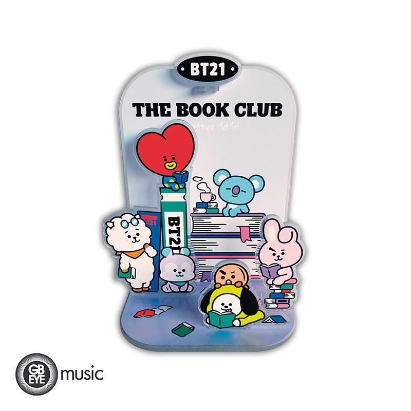 Könyv BT21 akrylové diorama - Bookclub 