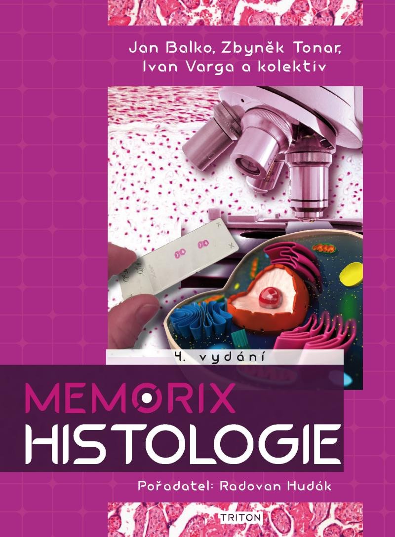 Książka Memorix histologie Radovan Hudák