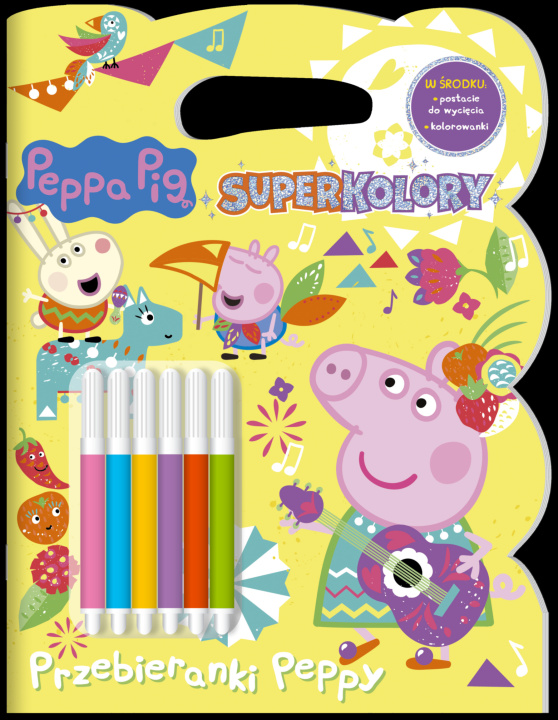 Knjiga Peppa Pig. SUPERKOLORY cz. 5 Przebieranki Peppy Opracowanie zbiorowe