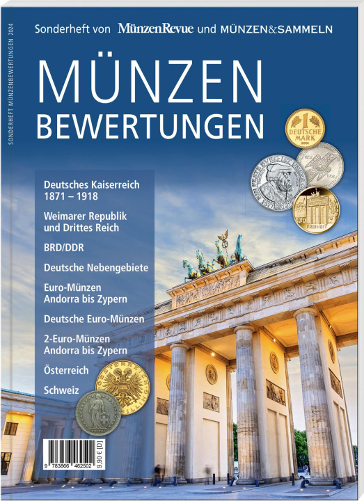 Książka Münzenbewertungen Sonderheft 2024 Münzen & Sammeln MünzenRevue