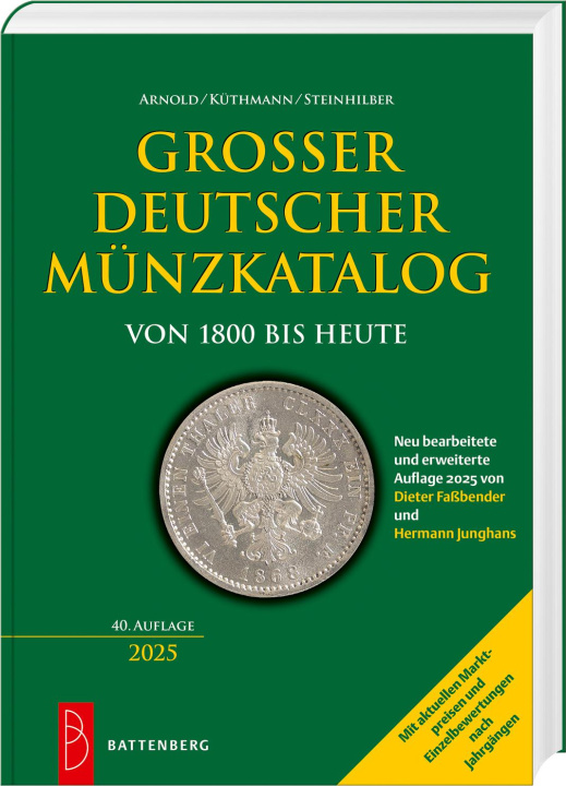 Carte Großer deutscher Münzkatalog Hermann Junghans