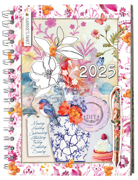 Buch Daphne's Diary - Taschenkalender 2025 