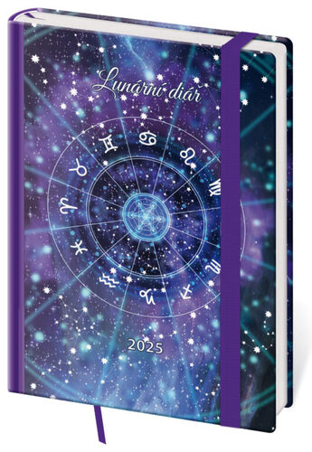 Calendar/Diary Týdenní diář 2025 B6 Lunární Zodiac 