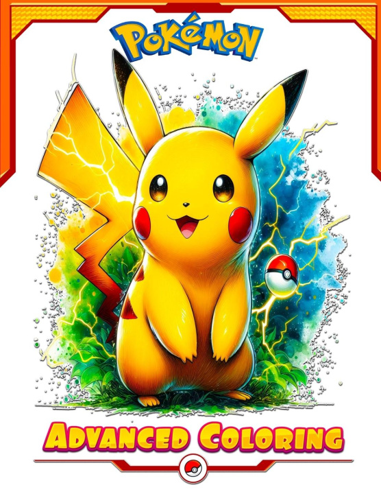 Book Pokemon Advanced Coloring book 