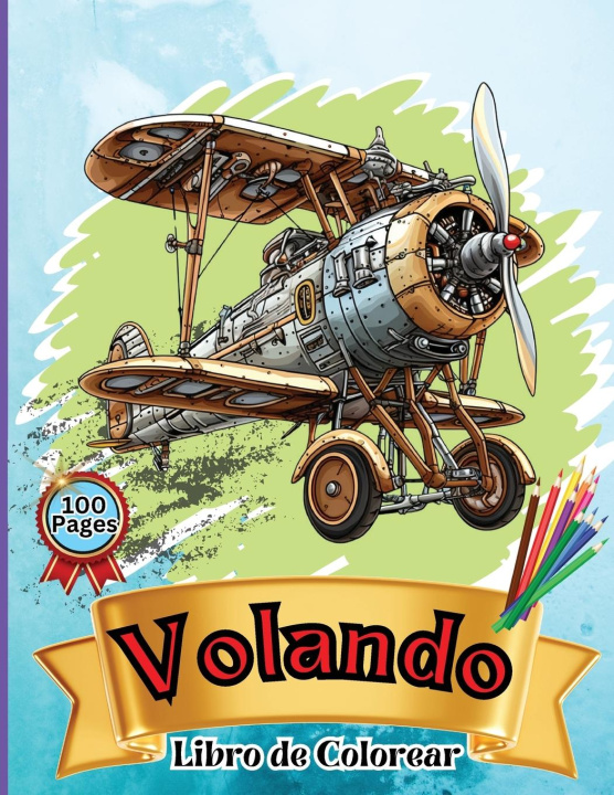 Buch Volando Libro de Colorear 