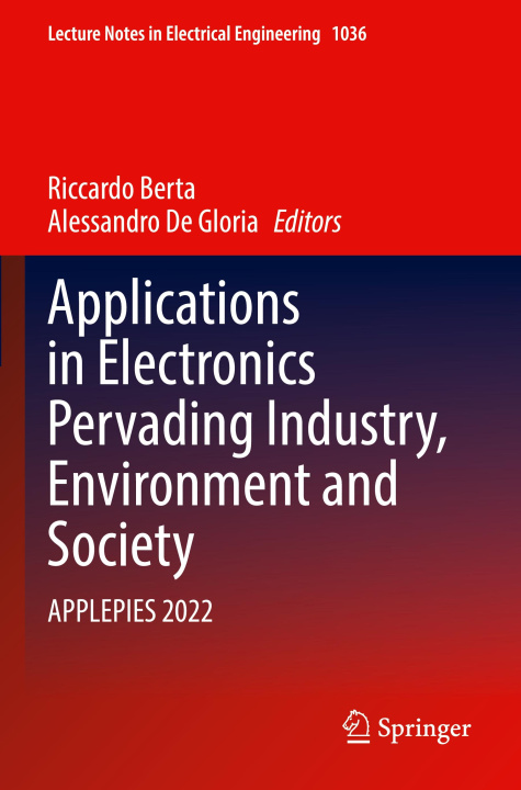 Boek Applications in Electronics Pervading Industry, Environment and Society Riccardo Berta