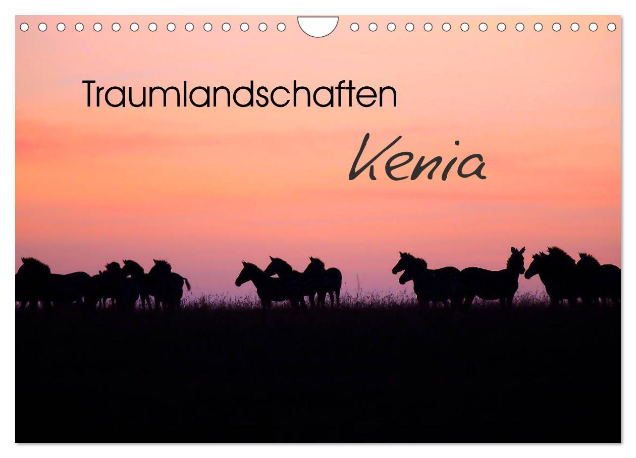 Calendar/Diary Traumlandschaften Kenia (Wandkalender 2025 DIN A4 quer), CALVENDO Monatskalender 