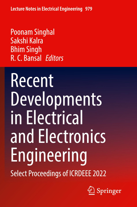 Buch Recent Developments in Electrical and Electronics Engineering R. C. Bansal