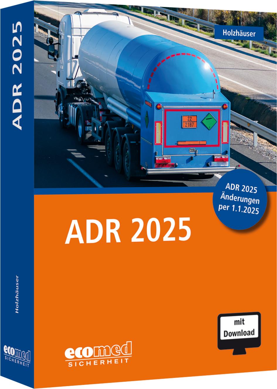 Książka ADR 2025, m. 1 Buch, m. 1 Online-Zugang Jörg Holzhäuser