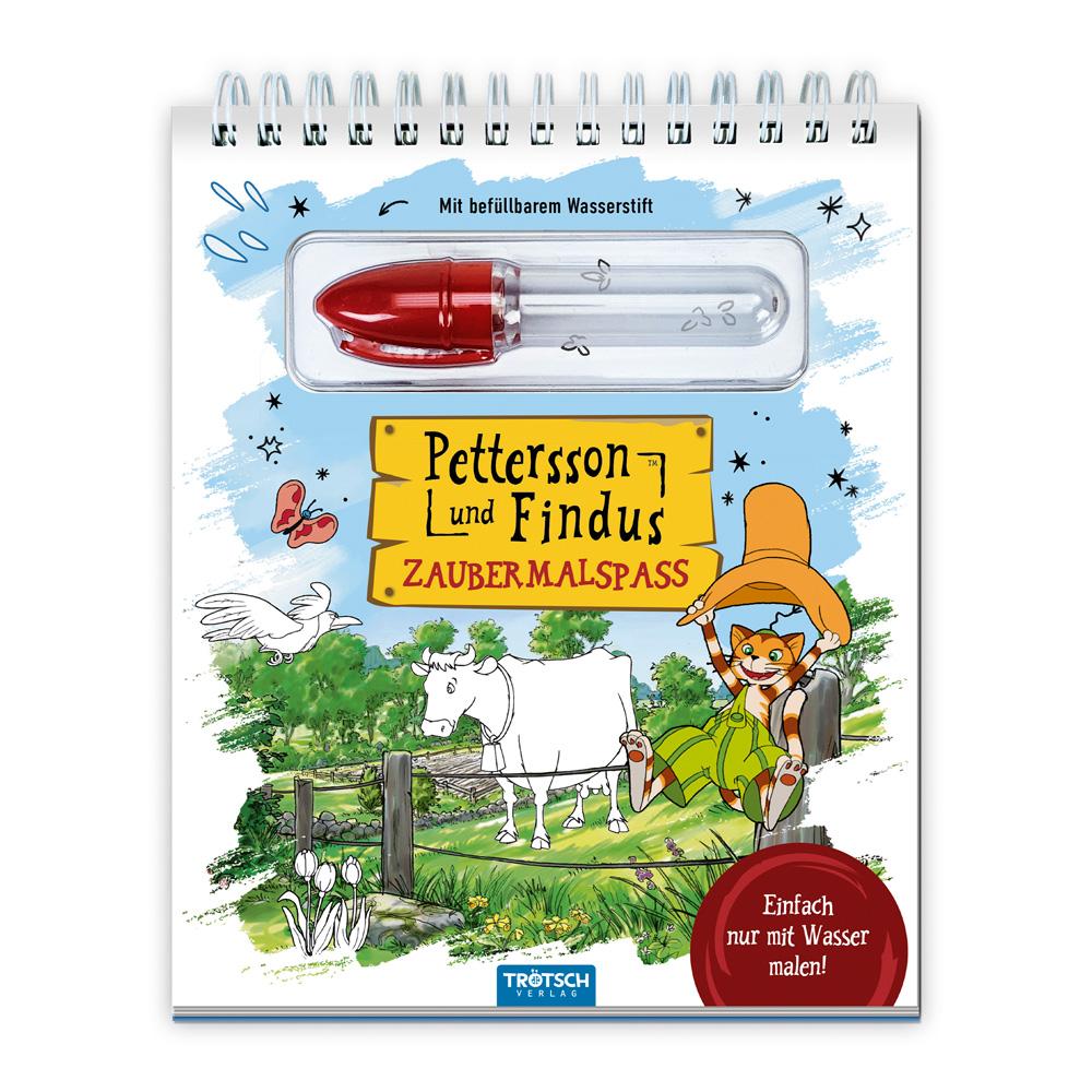 Βιβλίο Trötsch Pettersson und Findus Zaubermalspaß mit Wasserstift Malblock Trötsch Verlag GmbH & Co.KG